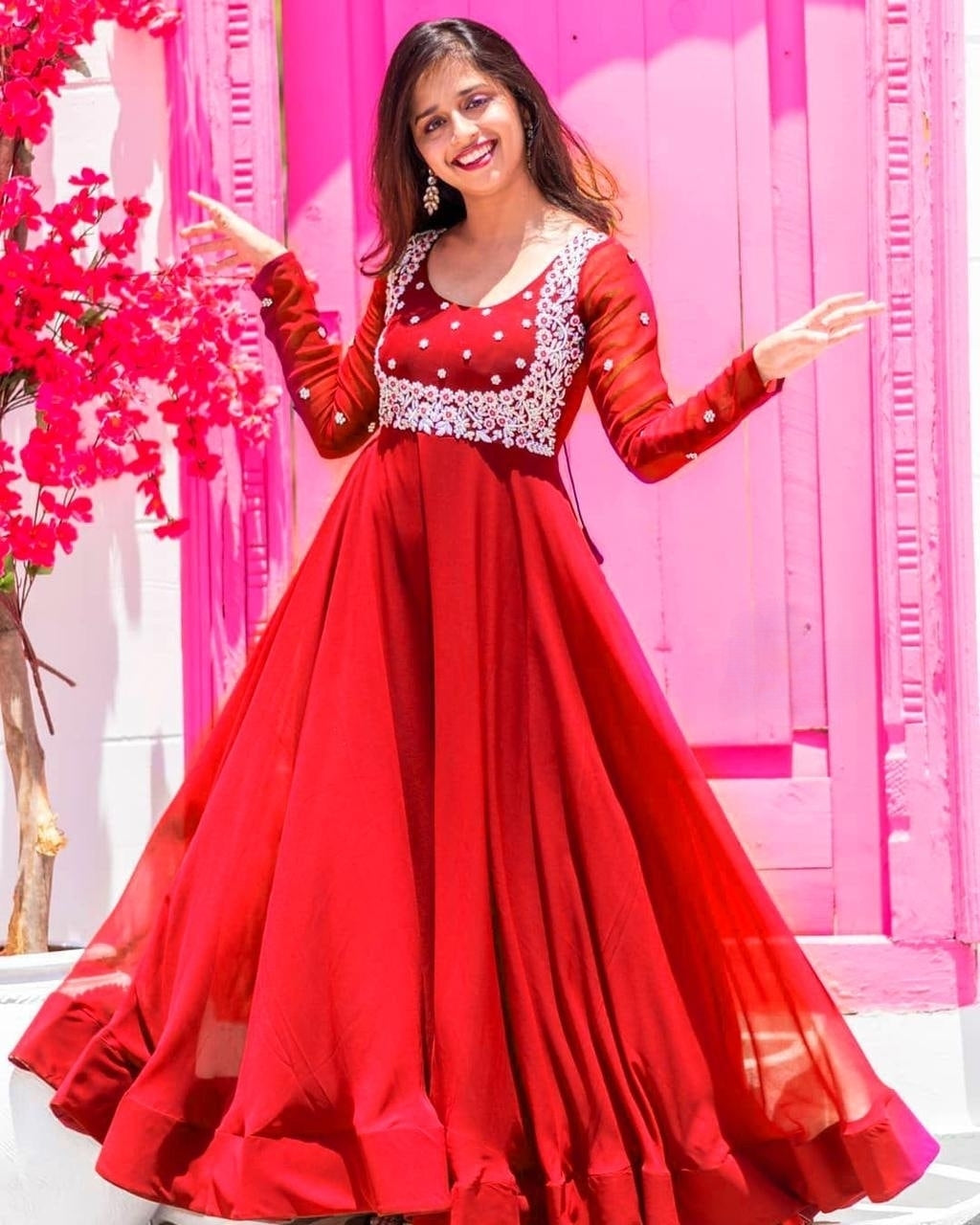 Pure Georgette Anarkali Multi Designs Suits Collection