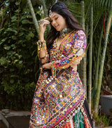 Printed Mirror Work Festive Wear Amazeballs Lehenga Choli