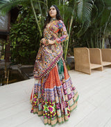 Printed Mirror Work Festive Wear Amazeballs Lehenga Choli