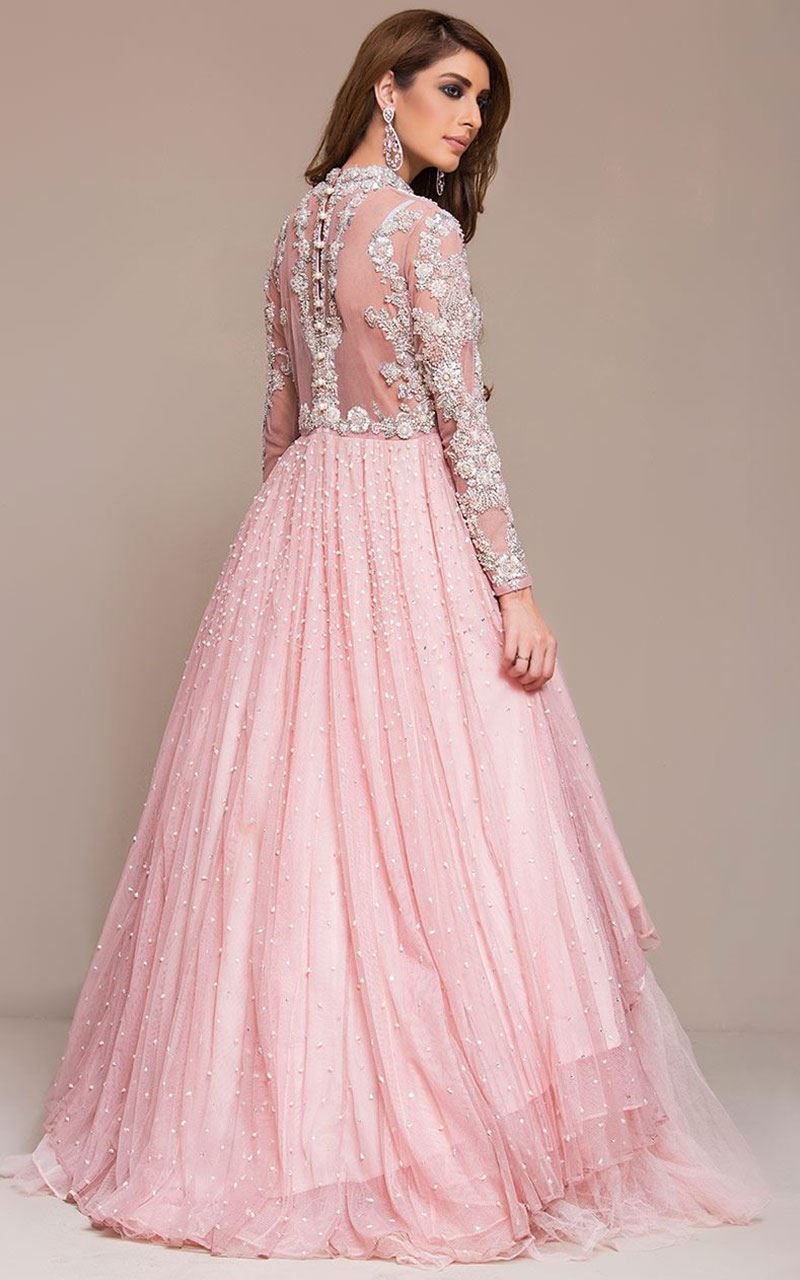 Blissful Real Sequence Wedding Lehenga Gown 2024