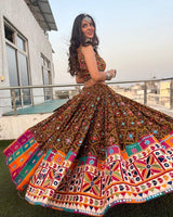 Graceful Printed Hand Work Lehenga Choli For Navratri