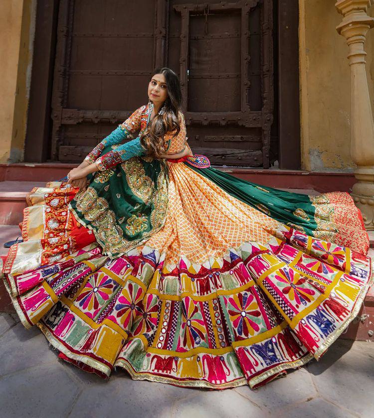 Printed Work Colorful Festive Wear Mesmerize Lehenga Choli