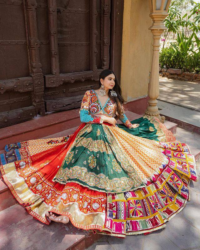 Printed Work Colorful Festive Wear Mesmerize Lehenga Choli