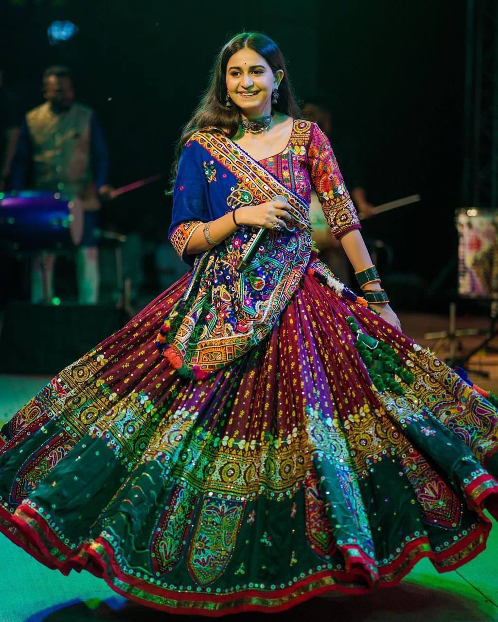 Multi Color Heavy Work Festival Wear Attractive Lehenga Choli