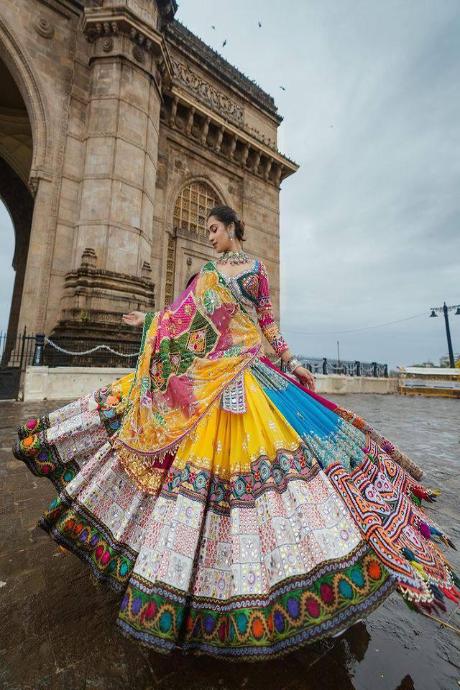 Most Favorite Multi Color Navratri Lehenga Choli