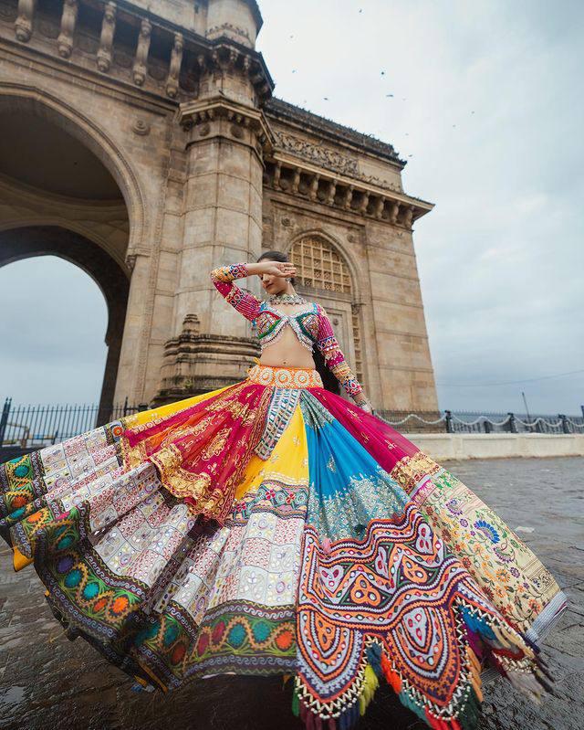 Most Favorite Multi Color Navratri Lehenga Choli