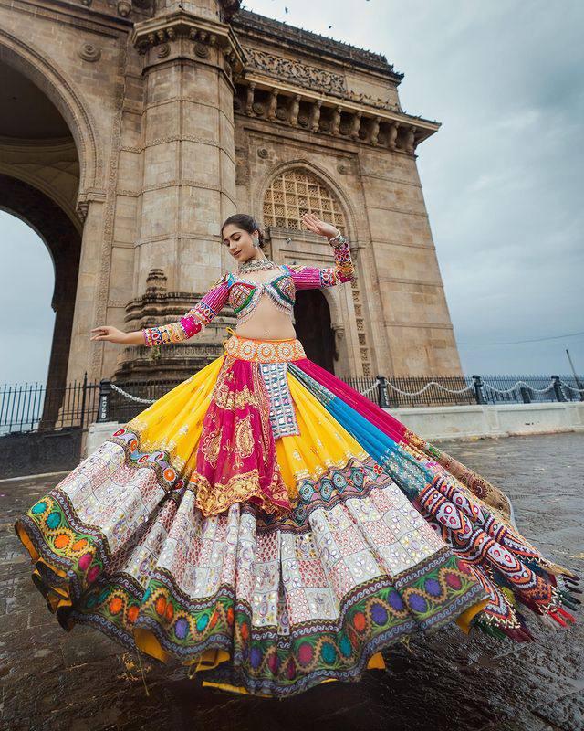 Most Favorite Multi Color Navratri Lehenga Choli
