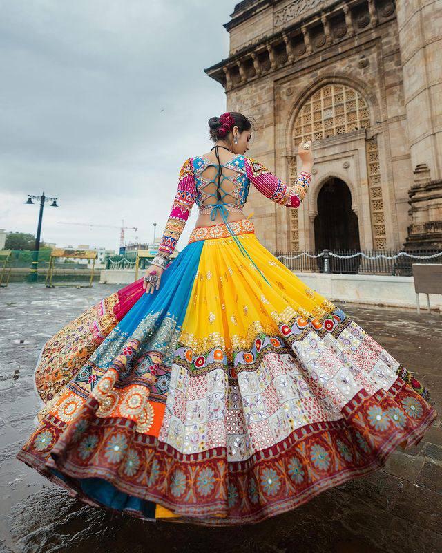 Most Favorite Multi Color Navratri Lehenga Choli