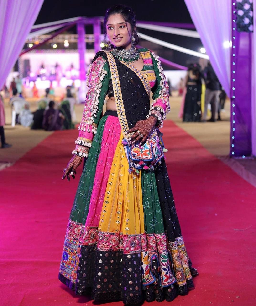 Multi Navratri Collection Lehenga Designs For Garba