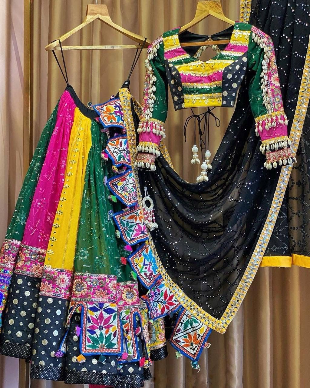 Multi Navratri Collection Lehenga Designs For Garba