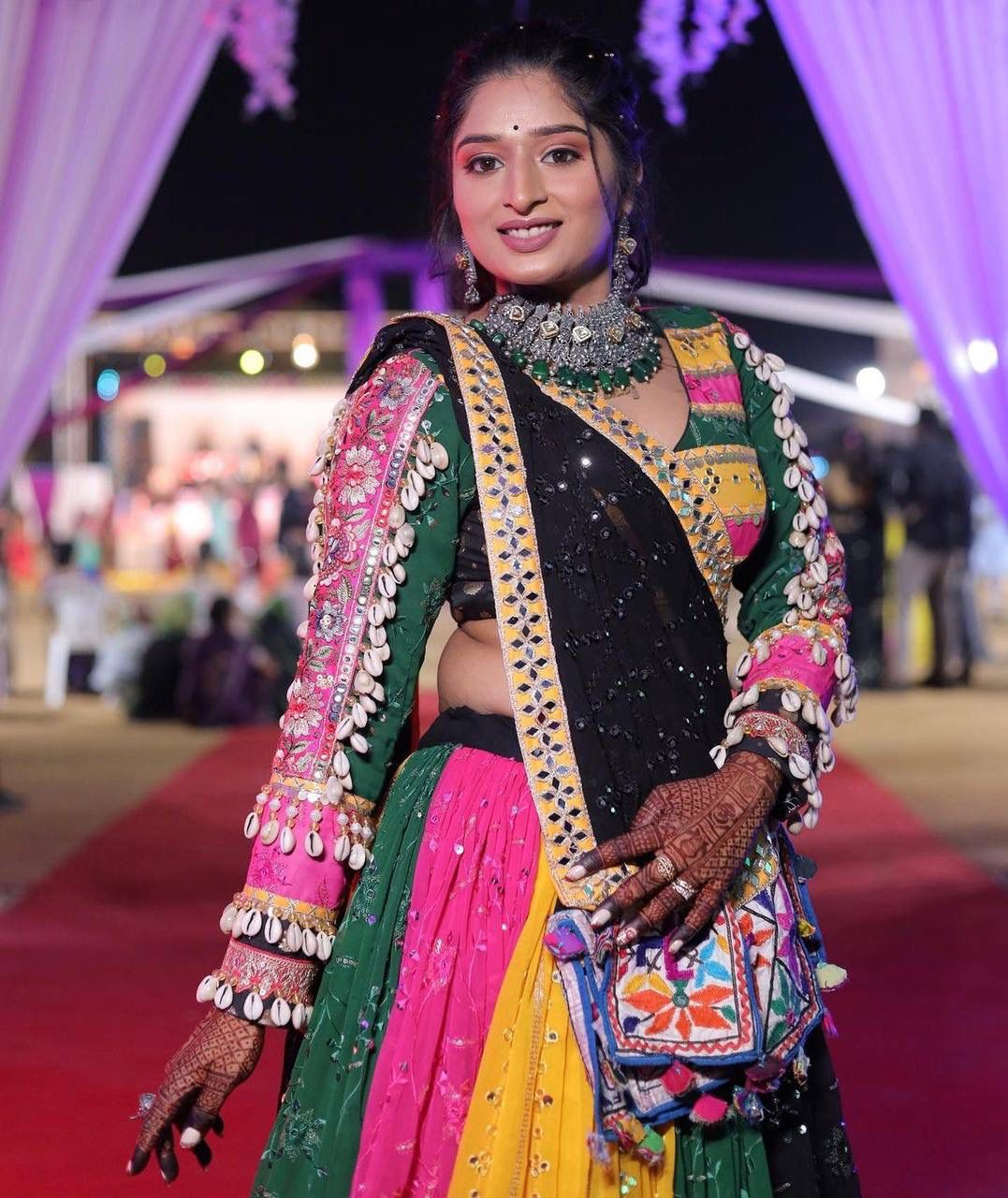 Multi Navratri Collection Lehenga Designs For Garba
