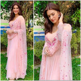 Pink Kurta Party Wear Dress Indian Set