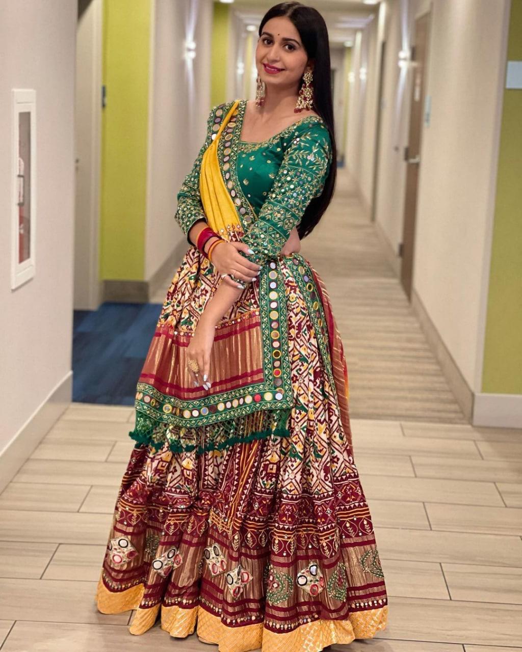 Navratri Multi Color Buy Online Lehenga In Lower Rate