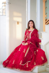 Best Designer Trendy Red Gown Designs For Girls