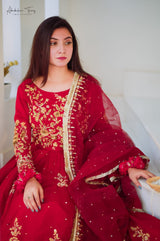 Best Designer Trendy Red Gown Designs For Girls