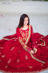 Best Designer Trendy Red Gown Designs For Girls