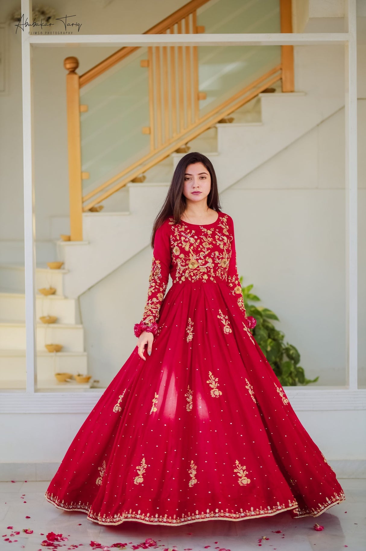 Best Designer Trendy Red Gown Designs For Girls