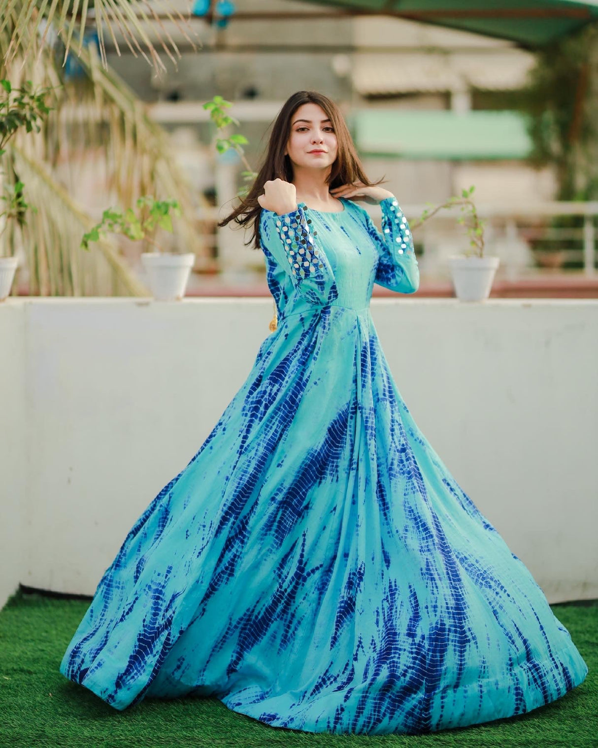Designer Party Wear Lower Rate Printed Gown Designs