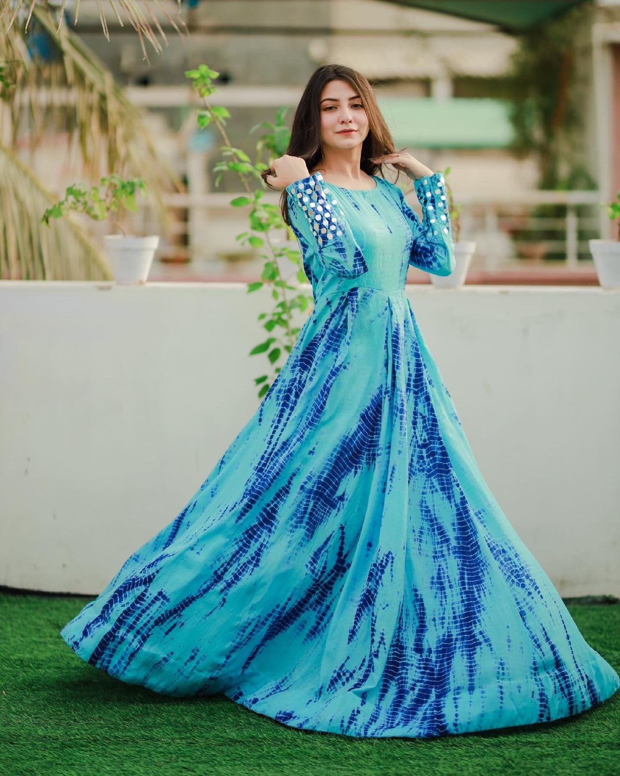 Designer Party Wear Lower Rate Printed Gown Designs