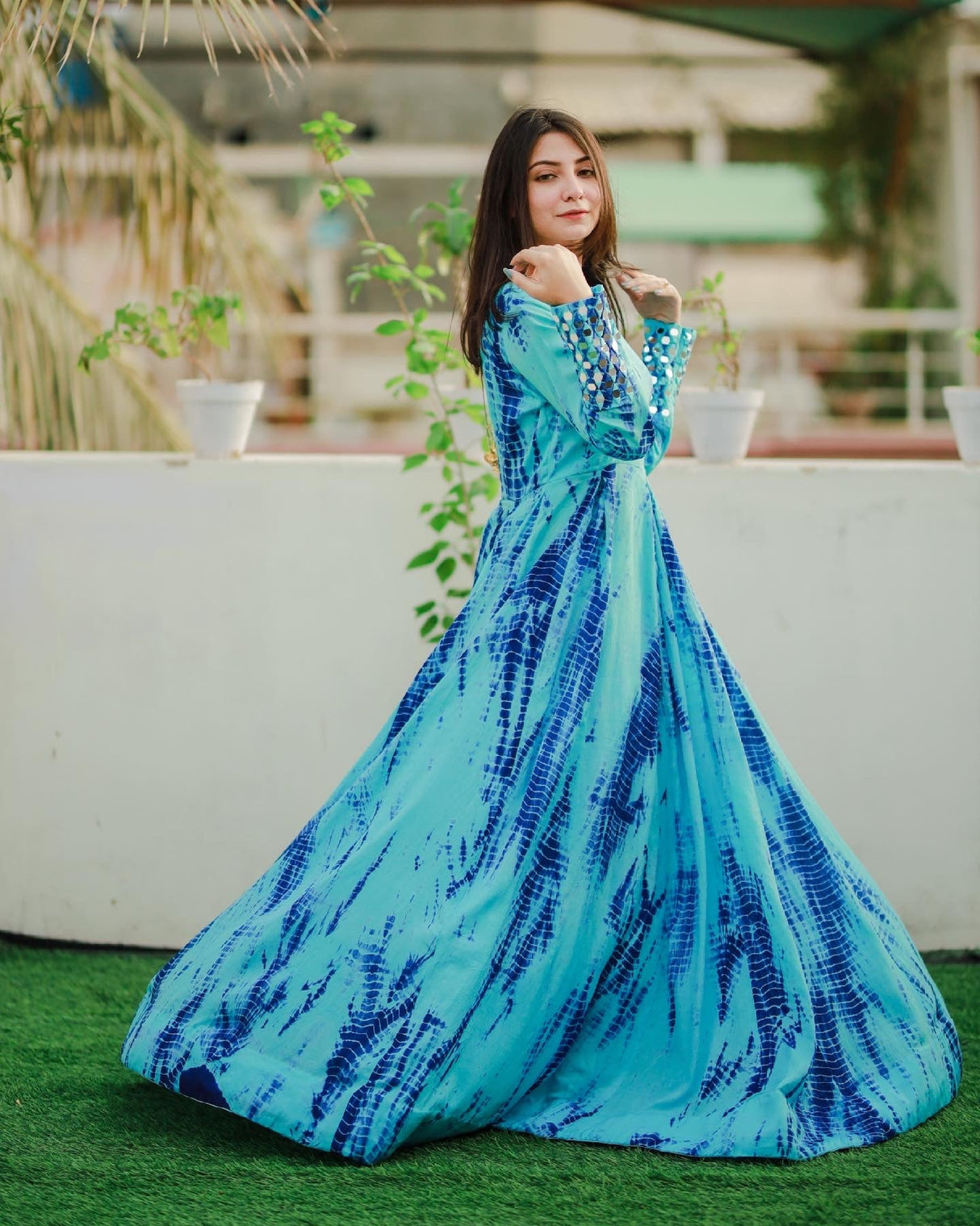 Designer Party Wear Lower Rate Printed Gown Designs