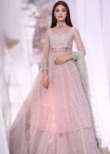 Sequence Work Trending Pink Color Lehenga Gown