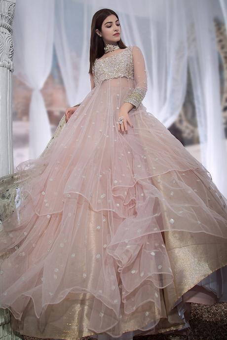 Heavy Embroidery Work Gorgeous Fancy Gown Designs