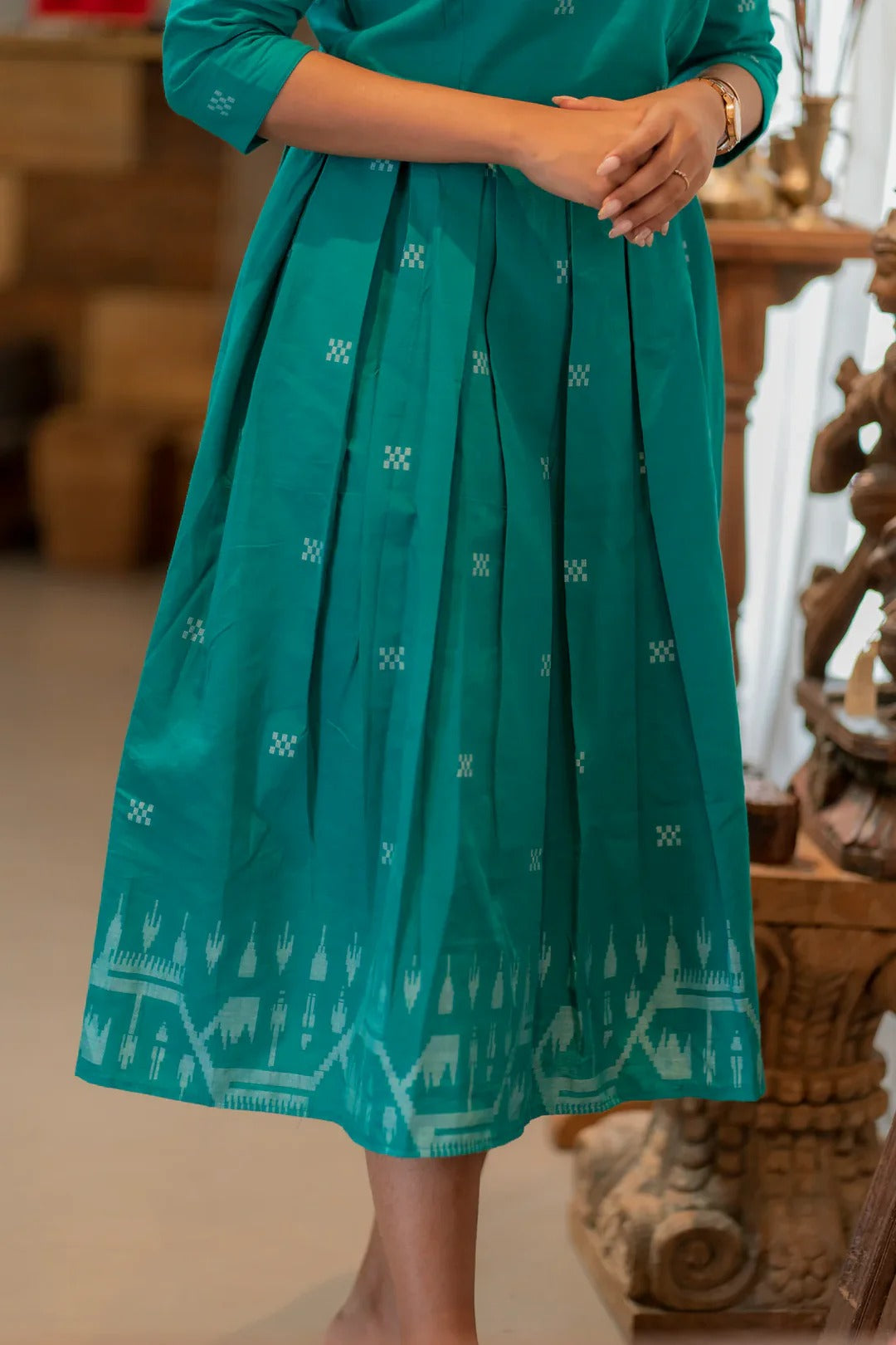 K-59 PURE COTTON JAMDHANI MAXI